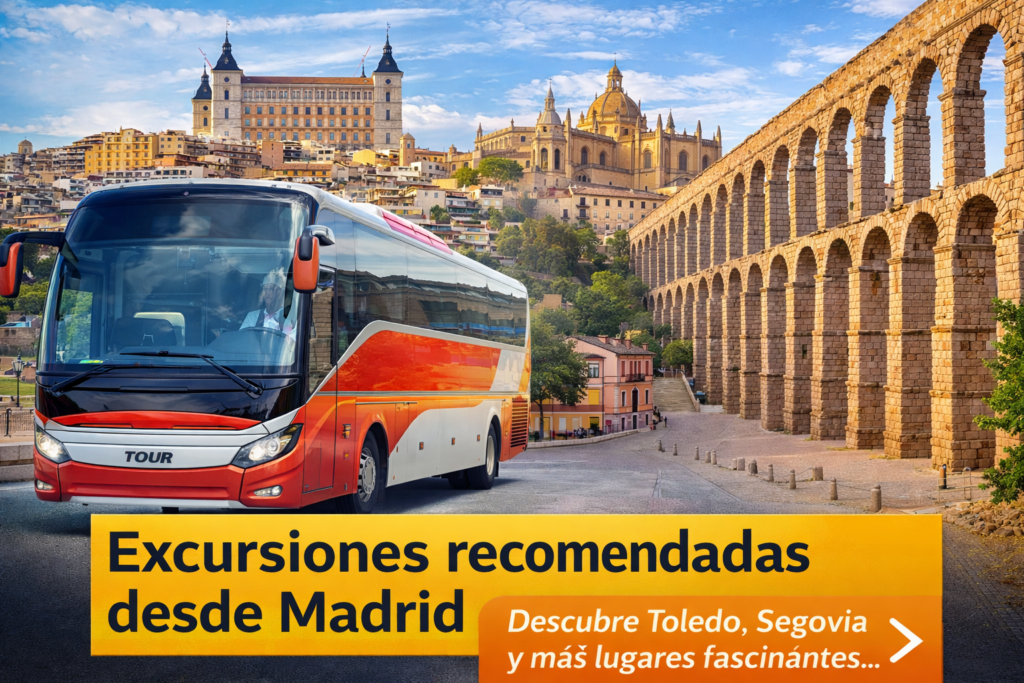 Excursiones baratas desde Madrid a Toledo y Segovia